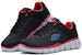 (JR) Skechers Equalizer 2.0 'Hitam Merah' 97375L-BKRD