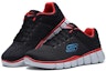 Lookbook (JR) Skechers Equalizer 2.0 'Hitam Merah' 97375L-BKRD