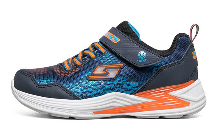 (Youth) Skechers Erupters III 'Blue Orange' 90563LC-NVOR