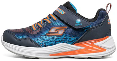 (Youth) Skechers Erupters III 'Blue Orange' 90563LC-NVOR (Youth) Skechers Erupters III 'Blue Orange' 90563LC-NVOR