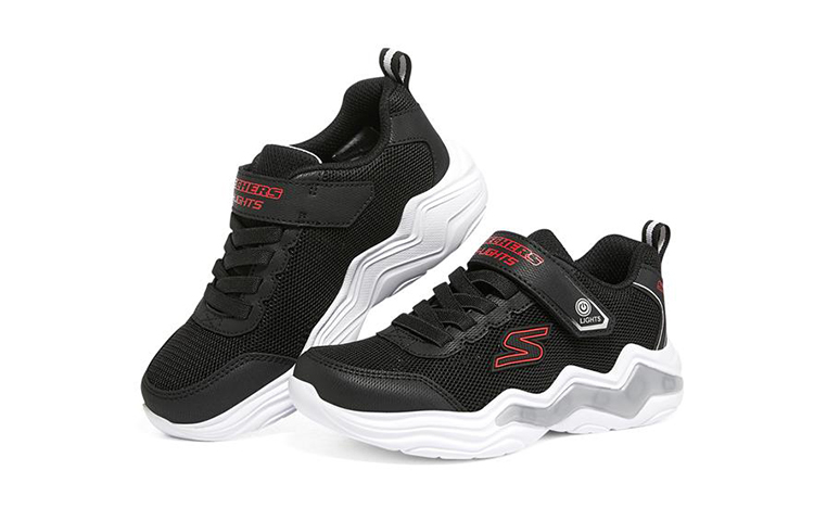 Lookbook (JR) Skechers Erupters IV ''Noir Rouge'' 400128L-BKRD
