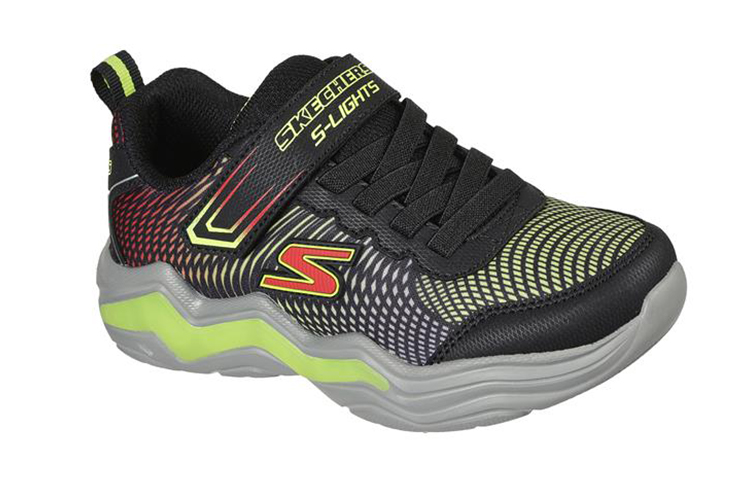 Shop (JR) Skechers Erupters IV 'Hitam Kuning' 400125L-BKLM