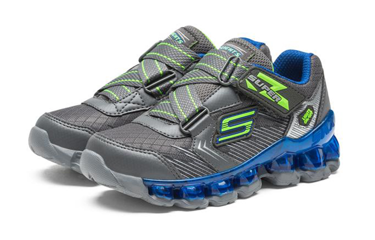 (Youth) Skechers Flashpod Skirmill 'Grey Green' 圖 3