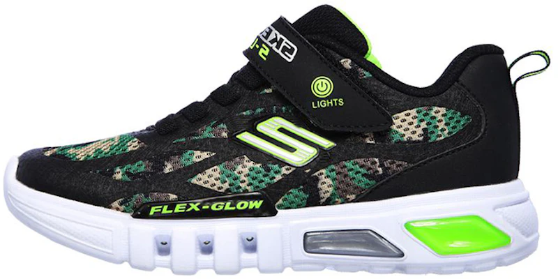 大童 Skechers Flex-Glow 低筒慢跑鞋 黑 Buy 大童 Skechers Flex-Glow 低筒慢跑鞋 黑