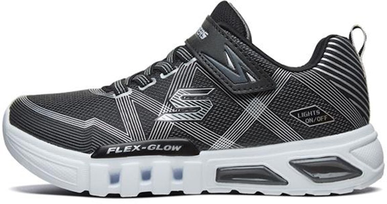 大童 Skechers Flex-Glow 閃燈休閒運動鞋 黑灰 Buy 大童 Skechers Flex-Glow 閃燈休閒運動鞋 黑灰