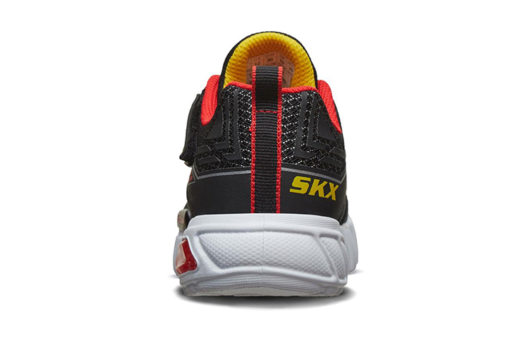 Shop (JR) Skechers Flex-Glow 'Negro Rojo' 660038L-BKRD