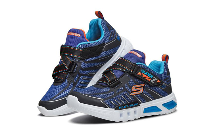 Lookbook (JR) Skechers Flex-Glow ''Blu con Luci LED'' 660038L-NVBL