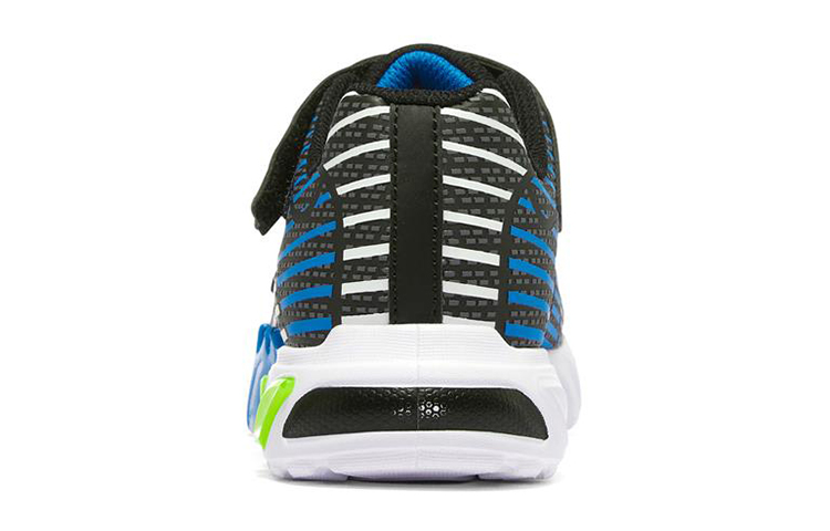 Shop (JR) Skechers Flex-Glow Elite ''Noir Bleu Citron'' 400135L-BBLM