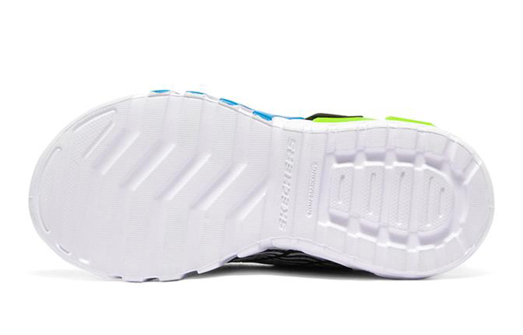 Purchase (JR) Skechers Flex-Glow Elite ''Noir Bleu Citron'' 400135L-BBLM