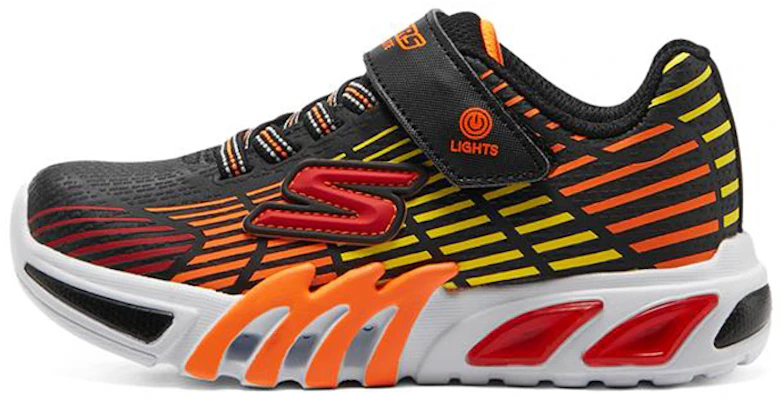 大童 Skechers Flex-glow Elite 閃燈休閒運動鞋 黑紅 Buy 大童 Skechers Flex-glow Elite 閃燈休閒運動鞋 黑紅