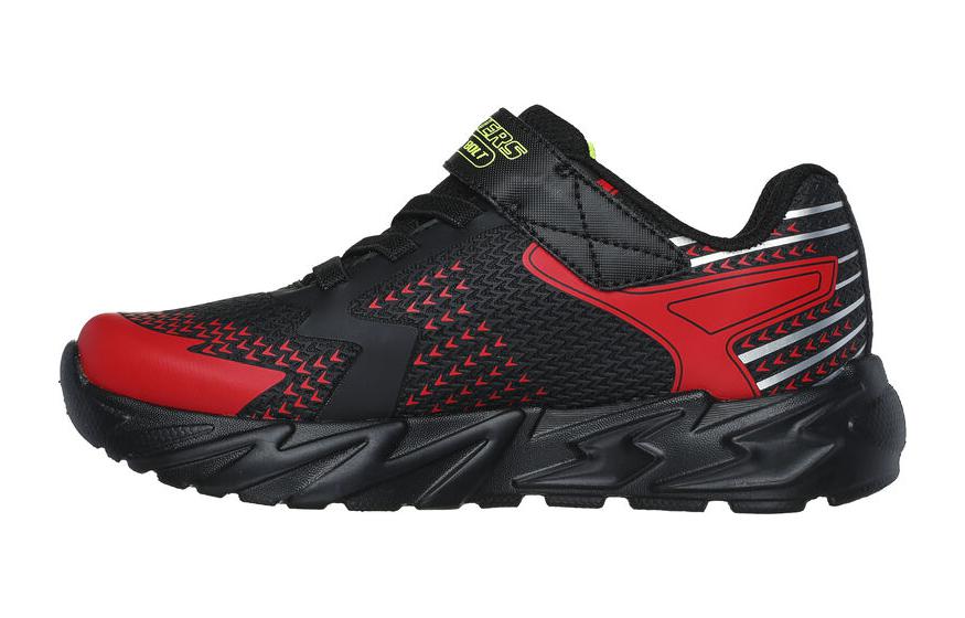 (Youth) Skechers Flex-Glow Elite 'Black Red' 400138L-BKRD