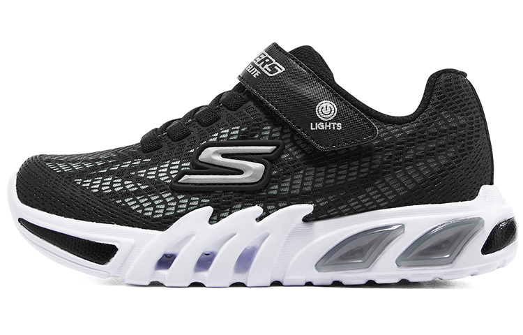(Youth) Skechers Flex-Glow Elite 'Black White' 400137L-BKSL