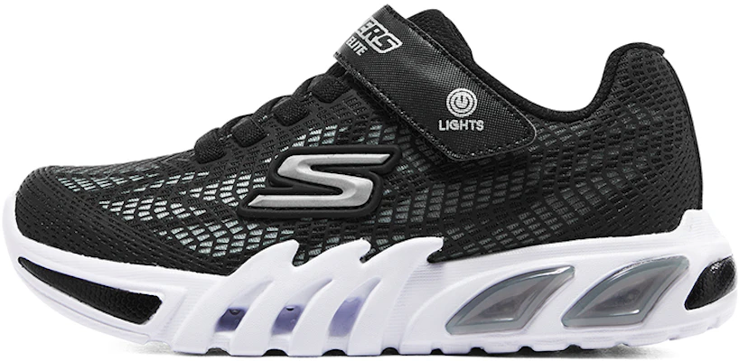 大童 Skechers Flex-Glow Elite 防踢減震 兒童休閒鞋 黑白 Buy 大童 Skechers Flex-Glow Elite 防踢減震 兒童休閒鞋 黑白