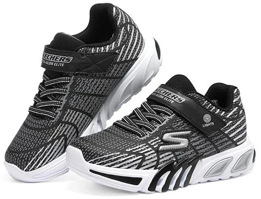 (JR) Skechers Flex-Glow Elite ''Zwart Wit'' 400135L-BKGY Lookbook (JR) Skechers Flex-Glow Elite ''Zwart Wit'' 400135L-BKGY