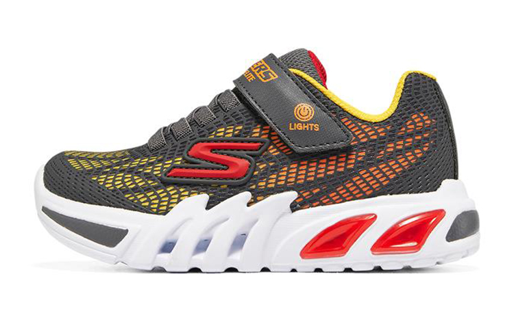 (Youth) Skechers Flex-Glow Elite 'Charcoal Heather' 400137L-CCMT