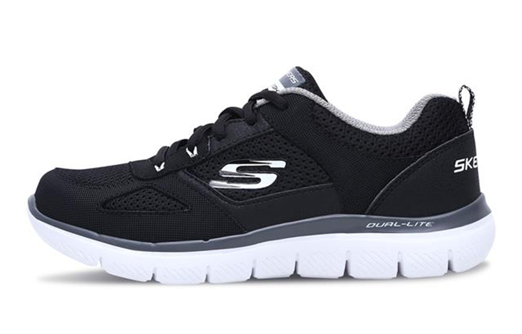 (Youth) Skechers Flex Advantage 2.0 'Black Grey' 97454L-BKGY