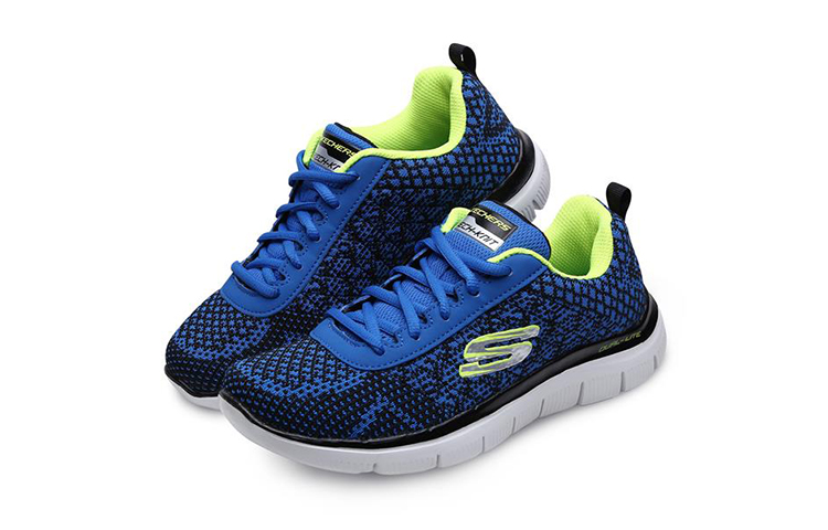 Lookbook (JR) Skechers Flex Advantage 2.0 ''Blauw Zwart'' 97453L-RYBK