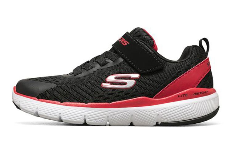 (Youth) Skechers Flex Advantage 3.0 'Black Red' 98143L-BKRD
