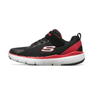 (Youth) Skechers Flex Advantage 3.0 'Black Red'
