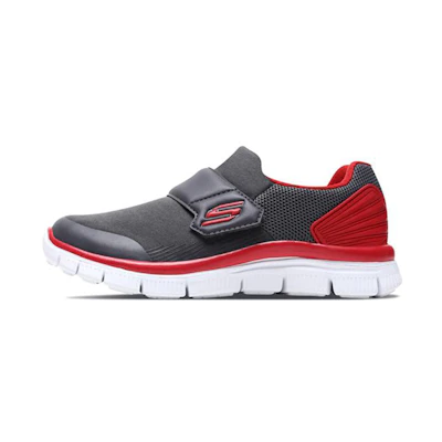 (Youth) Skechers Flex Advantage 'Grey Red'