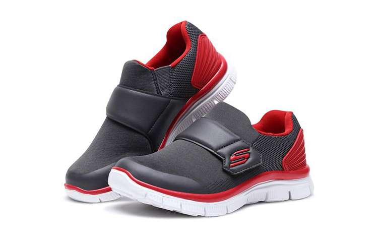 (Youth) Skechers Flex Advantage 'Grey Red' 圖 3