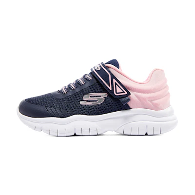 (Youth) Skechers Flex Blast 'Navy Pink'