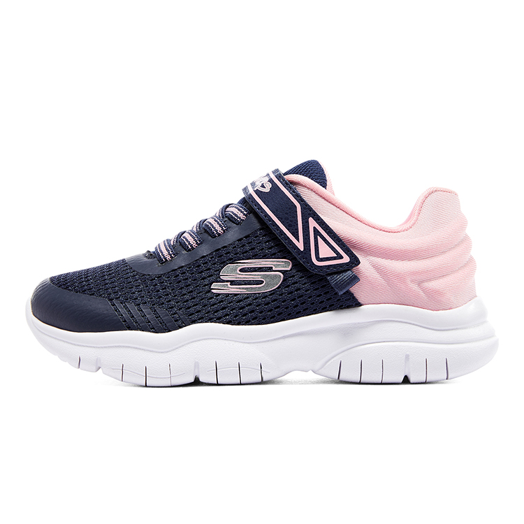 (Youth) Skechers Flex Blast 'Navy Pink' 302476L-NVPK