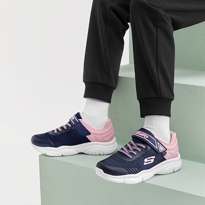 (JR) 스케쳐스 플렉스 블라스트 '네이비 핑크' 302476L-NVPK Sizing (JR) 스케쳐스 플렉스 블라스트 '네이비 핑크' 302476L-NVPK