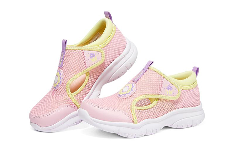 Lookbook (Youth) Skechers Flex Blast 'Pink Velcro' 303040L-PKYL