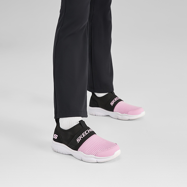Cheap (JR) Scarpe Skechers Flex Blast ''Nero Rosa'' 302579L-BKPK