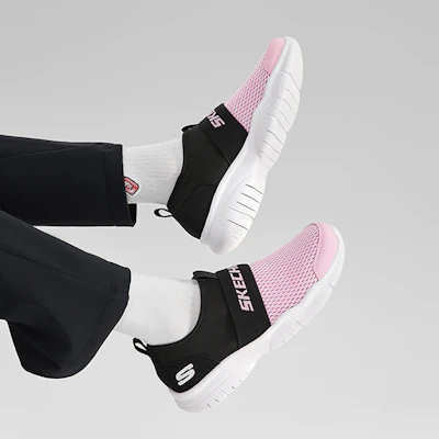 (JR) Scarpe Skechers Flex Blast ''Nero Rosa'' 302579L-BKPK 1