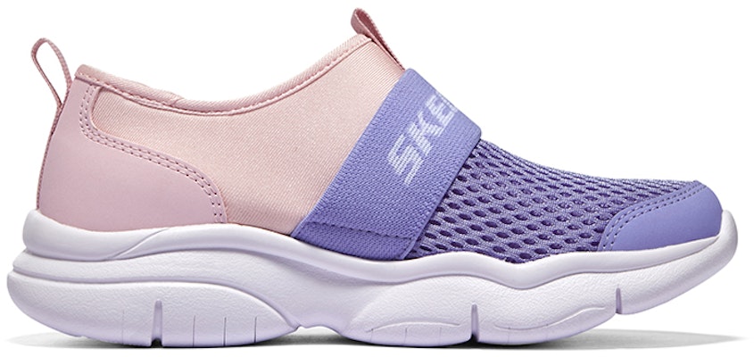 (Youth) Skechers Flex Blast Shoes 'Purple Pink White' 302579L-PKLV Order (Youth) Skechers Flex Blast Shoes 'Purple Pink White' 302579L-PKLV