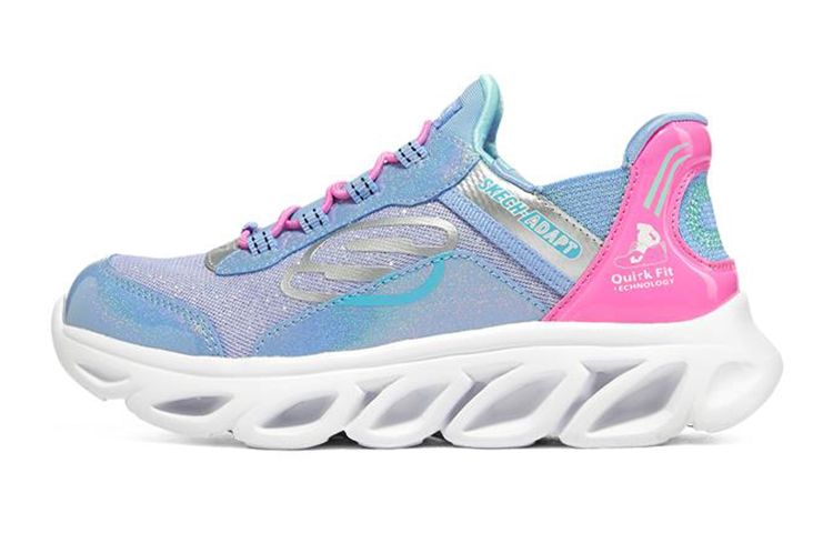 (Youth) Skechers Flex Glide 'Blue' 302221L-BLPK