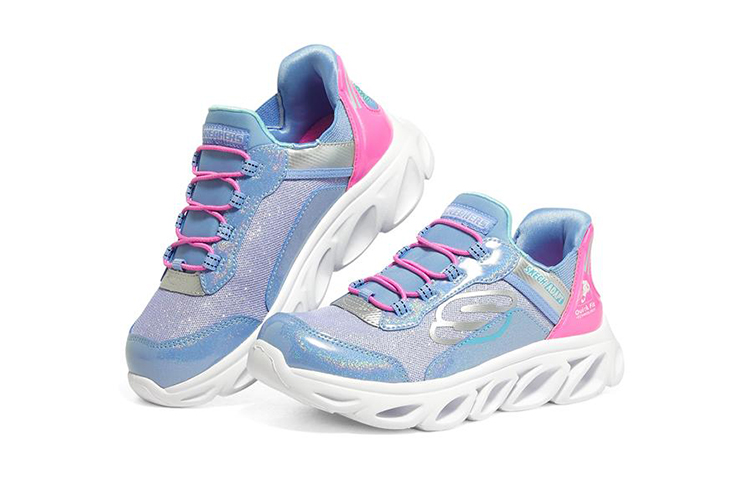 Lookbook (Youth) Skechers Flex Glide 'Blue' 302221L-BLPK
