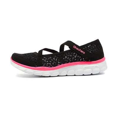 (Youth) Skechers Flex II 'Mary Jane Black'