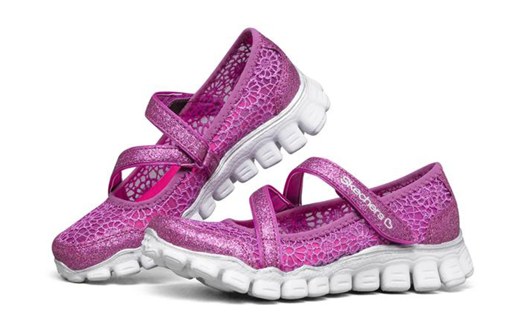 Lookbook (Youth) Skechers Flex II 'Purple Mary Jane' 81221L-PUR