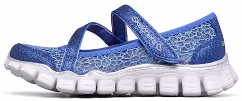 (Preschool) Skechers Flex 2 K 'Blue White' 81221L-BLU (Preschool) Skechers Flex 2 K 'Blue White' 81221L-BLU