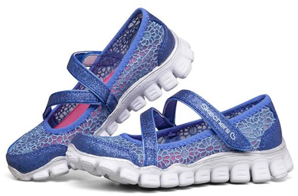 (Preschool) Skechers Flex 2 K 'Blue White' 81221L-BLU Lookbook (Preschool) Skechers Flex 2 K 'Blue White' 81221L-BLU