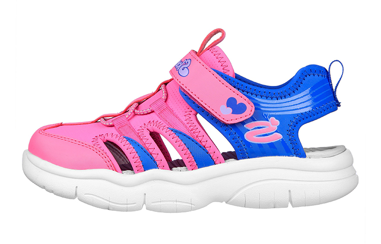 (Youth) Skechers Flex Splash 'Blue Peach' 302969L-HPBL