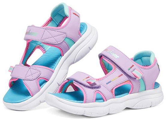 (Youth) Skechers Flex Splash 'Purple Green' 302984L-LVTQ Lookbook (Youth) Skechers Flex Splash 'Purple Green' 302984L-LVTQ