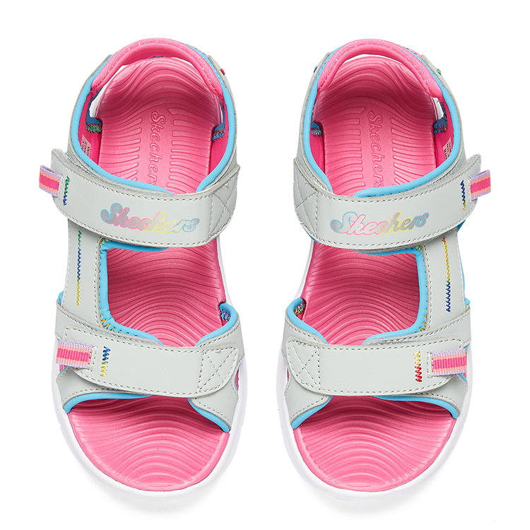 Shop (JR) Skechers Flex Splash 'Perak Merah Muda' 302984L-SLPK