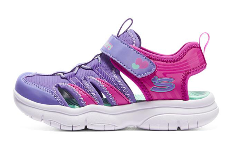 (Youth) Skechers Flex Splash Sandal 'Purple Peach Red' 302969L-LVHP