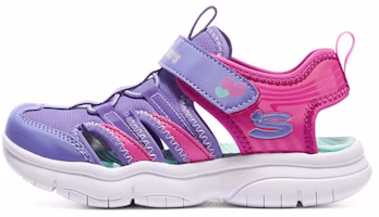 (Youth) Skechers Flex Splash Sandal 'Purple Peach Red' 302969L-LVHP (Youth) Skechers Flex Splash Sandal 'Purple Peach Red' 302969L-LVHP
