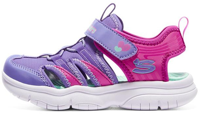 (Youth) Skechers Flex Splash Sandal 'Purple Peach Red' 302969L-LVHP Buy (Youth) Skechers Flex Splash Sandal 'Purple Peach Red' 302969L-LVHP