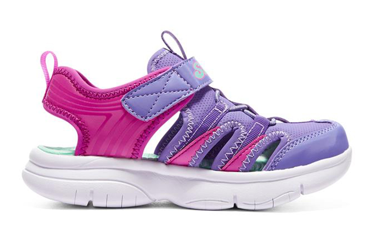 Order (Youth) Skechers Flex Splash Sandal 'Purple Peach Red' 302969L-LVHP