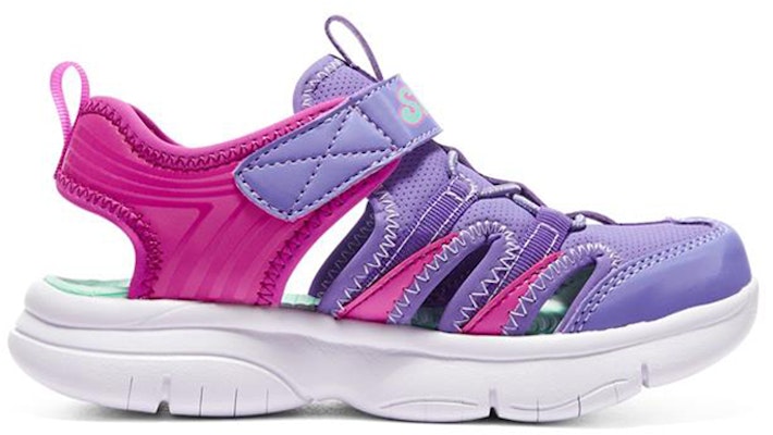 (Youth) Skechers Flex Splash Sandal 'Purple Peach Red' 302969L-LVHP Order (Youth) Skechers Flex Splash Sandal 'Purple Peach Red' 302969L-LVHP