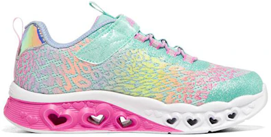 Order 大童 Skechers Flutter Heart Lights 閃燈運動休閒鞋 綠彩