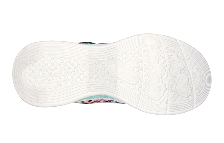 Purchase (JR) Skechers Flutter Heart Lights ''Loves Wild'' Schuhe für Mädchen 302314L-BKMT