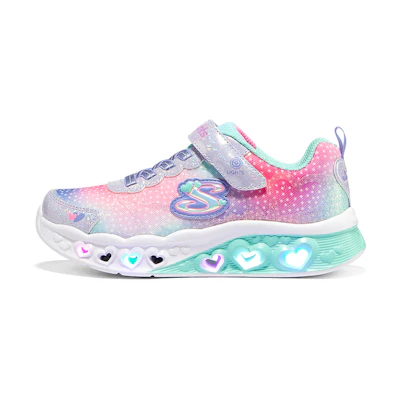 (Youth) Skechers Flutter Heart Lights 'Purple Multi'