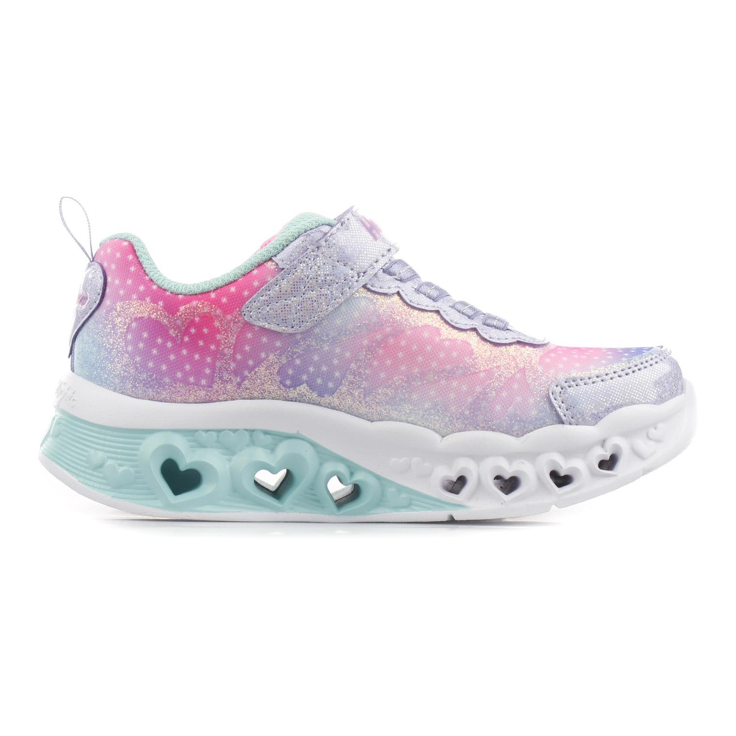 (Youth) Skechers Flutter Heart Lights 'Purple Multi' 圖 2